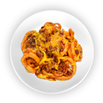Curly Fries With Cheese 