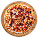 Bbq Pollo Cajun Pizza 