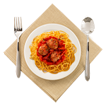 Spaghetti Con Polpette 